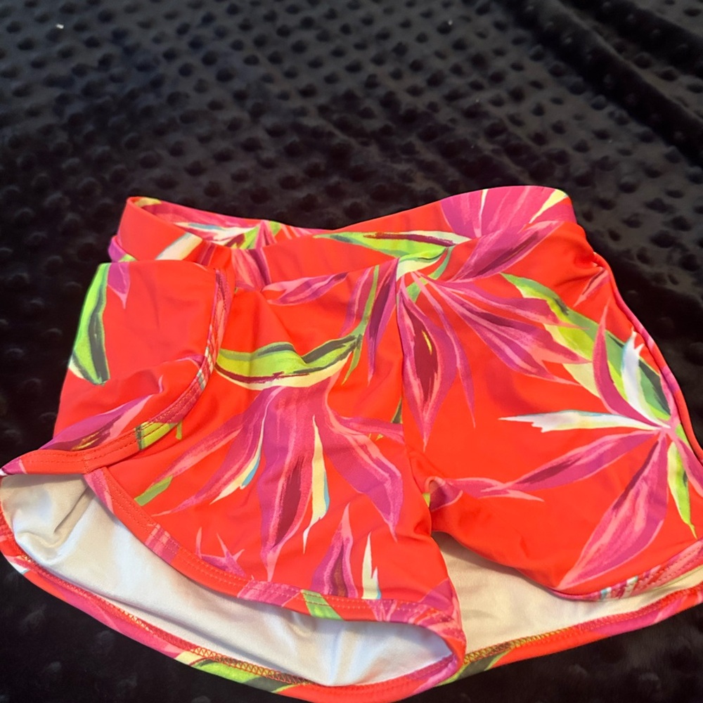 Old Navy Red and Pink Athletic Shorts
